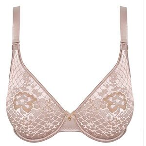 Lace Underwire Bra - Blush